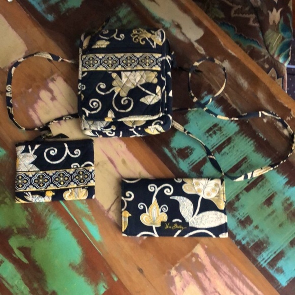 Vera Bradley (Retired) Mini-Cross Bag SET